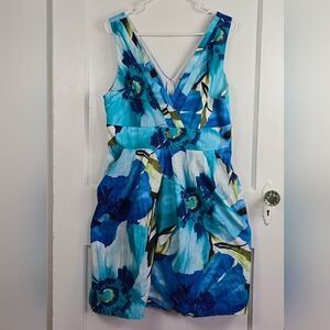 Corey P. Floral Dress with Pockets Size 16